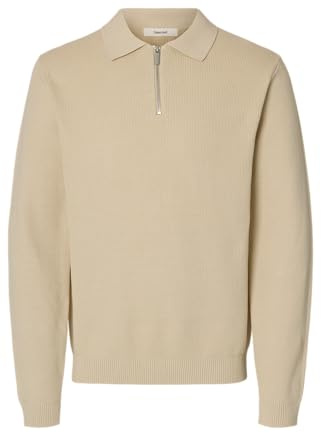 Selected Homme Male Half-Zip Pullover Langarm | Half-zip jumper