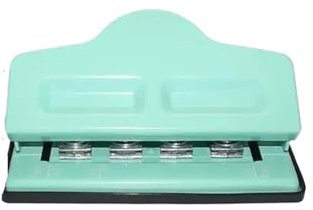 fach Locher 4 Loch Creative Pilz Hole Loch Puncher Disc Ring Bindung Bindegerät(Green)