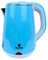 Maya Range 1.8L Cordless Electric Kettle 2200W Fast Boil with Anti-Scale Filter, Push and Pull Lid, Stainless Steel Interior, Auto Shut Off Safety and Boil Dry Protection (Sky)