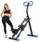 Vertical Climber Stepper Maschine für Home Gym, Stair Stepper Trainingsgeräte, Faltbare Cardio Fitness Geräte mit verstellbaren Lenkern & LCD Display, Ganzkörper Workout für Frauen & Männer Blue