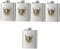 TOPPERFUN 5 Pezzi Borraccia Termica Acciaio Inossidabile da Flask Portatile per Whisky e Isolata Leggera e Compatta per Camping e Attività Outdoor