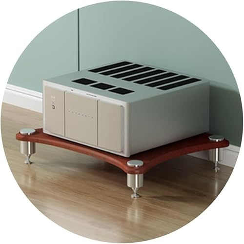 HiFi-Rack Av-ständer1/2/3/4-stöckiger Tv-Schrank Für Verstärker Und Lautsprecher Robustes Audiogeräteregal, Perfekt Für Heimkino-setups, Brown-a, 60 * 48 * 10cm(1Tier)