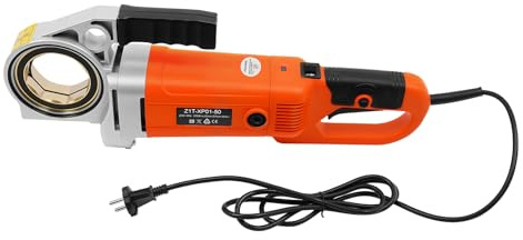 Juego de cortatubos eléctrico, 2300 W, cortador de roscas portátil con 6 muertes y caja de almacenamiento, 26 rpm, cortatubos para instalación de plantas, industria de la construcción, mantenimiento