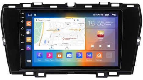 Android 14 Auto Radio Stereo Navigazione GPS per SsangYong Tivoli 2019-2021, 9 pollici IPS Touchscreen Android Auto Touch Scree(F5 6+128G)