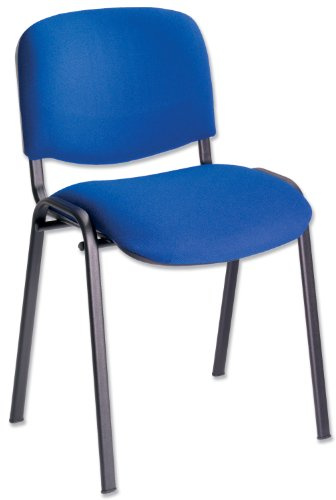 Trexus Stacking Chair with Seat W530xD590xH820mm Blue