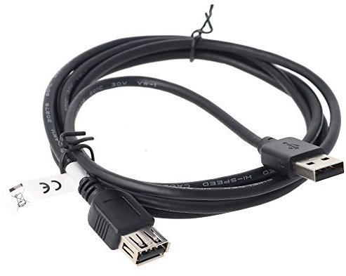 goobay USB-2.0-Verlängerungskabel Kabel schwarz 1,8 Meter, doppelt geschirmt>goobay USB-2.0-Verlängerung... Kabel schwarz 1,8 Meter, doppelt geschirmt