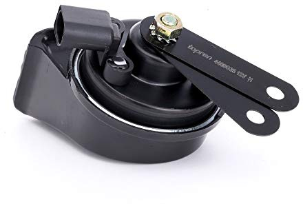 TOPRAN 111 072 Horn mit Befestigungsmaterial mit E-Prüfzeichen elektrisch Kompatibel mit VW Golf 6 5K1 111 072 001 1K0951206H 1K0951223