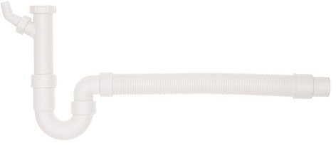 VIEGA Siphon 1 1/2 Zoll mit Schnappverschluss, Geräteanschluss und flexiblem Rohr / Ablaufverbindung / Sifon / Abfluss / Geruchsverschluss / Traps