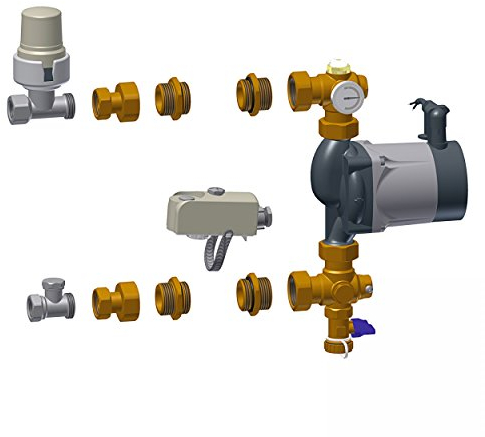 Watts Industries 10026389 Festwertregelset FWR25 mit Wilo Yonos PARA 15/6