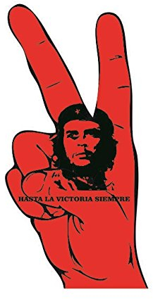 U24 Aufkleber Peace Finger Che Guevara Autoaufkleber Sticker