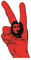 U24 Aufkleber Peace Finger Che Guevara Autoaufkleber Sticker