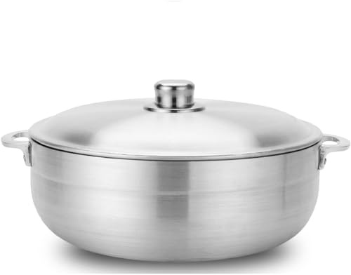 Alpine Cuisine AI-6928-13 Caldero Suppentopf aus Aluminium für Dutch Oven, Aluminiumdeckel
