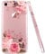 Coque iPhone 6, Coque iPhone 6S, JIAXIUFEN TPU Coque pour Apple iPhone 6 6S Silicone Étui Housse Protecteur - Rose Flower
