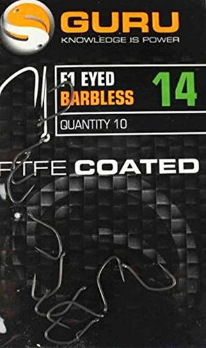 Guru F1 Eyed Hooks: Size 14