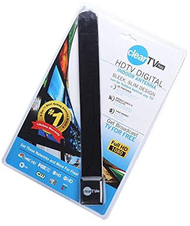 Clear TV Key, HDTV FREE TV Digital Indoor Antenna Ditch Cable Receive satellite TV Indoor Antenna Ditch Cable As Seen on TV (black)
