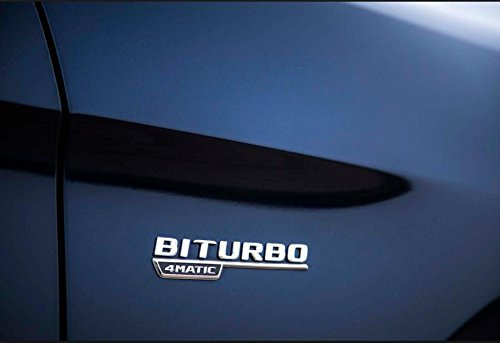 E907 Biturbo 4 Matic beide Seite Emblem schriftzug Badge auto aufkleber 3D car Sticker