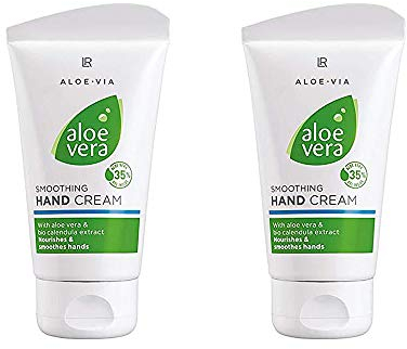 LR ALOE VIA SERIE - Aloe Vera Sanfte Handcreme - 2 x 75 ml Inhalt (150ml Inhalt)