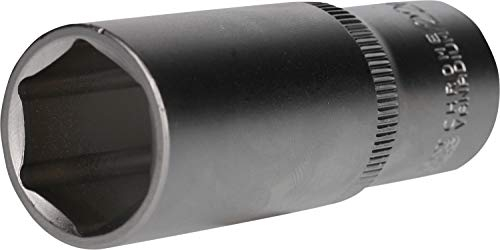 BRILLIANT TOOLS BT022830 Douille 6 pans 1/2, version longue, 22 mm [Powered by KS TOOLS]