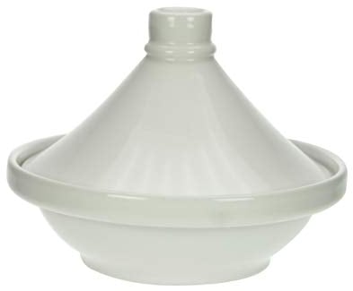 Cosy & Trendy 9300022 Tajine en Grès-Blanche-D22CM
