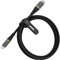 OtterBox Premium Reinforced Braided USB-C to Lightning Cable, MFi Certified, Fast Charging Cable for iPhone and iPad, Ultra-Rugged, Bend and Flex Tested, 1M, Black