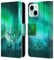 Head Case Designs Green Forest Grove Northern Lights Leather Wallet Case Compatible With Apple iPhone 13 Mini