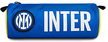 Portapenne INTER, BACK OF THE NET, Blu e Nero, Scuola & Tempo Libero