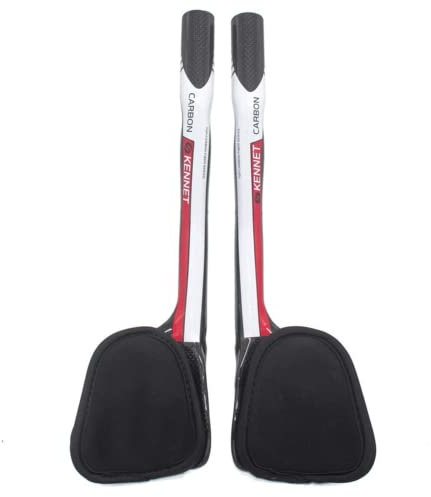 Fahrrad Rest Lenker Carbon TT Lenker Fahrrad Aero Lenker Triathlon Lenker Radfahren Rest Lenker für Mountainbike Rennrad 31,8x340 mm (Rot)