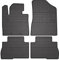 OMAC Gummi Fußmatten kompatibel mit Kia Sorento Lift 2012-2014 Automatten Gummi Schwarz 4X