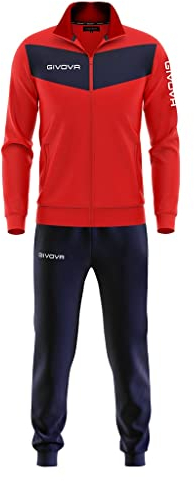 GIVOVA Visier Anzug 4S, Rot/Blau 4S, XL