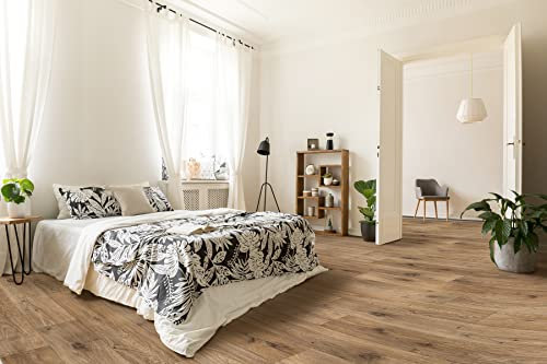 Geschäumter PVC-Bodenbelag MAXIMA EKO 591-02 Tafel braun 200x300 cm