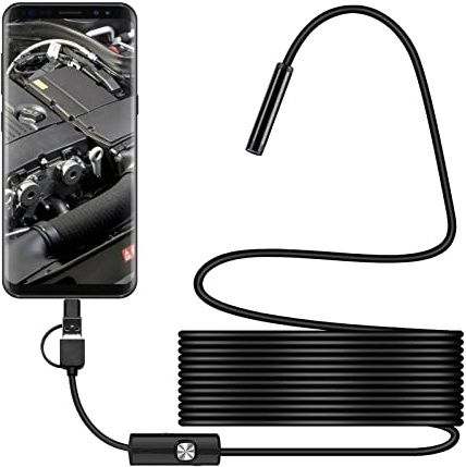 Endoskopkamera Mit Licht, USB-Endoskop, Typ-C-Endoskop, Scope-Kamera Mit 8 LED-Leuchten Für Android- Und IOS-Smartphone, IPhone, IPad, Samsung