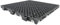 Pack 12 Losetas Reforzadas PVC (1,3m² Aprox) Gris Oscuro, Soporta el Paso de vehículos y maquinaria. Suelos de garajes, almacenes, Naves.