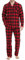 Mnamo Herren Pyjama Set 100% Baumwolle Herren Flanell Schlafanzug Kariert Lang Pyjama mit Tasche