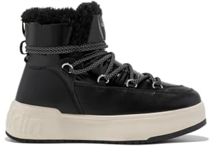 D.Franklin Boomb Court Damenstiefel - Synthetik, Schwarz , 39 EU