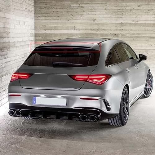Performance Heckspoiler für Benz X118 Shooting Brake CLA 180 CLA 200 CLA 250 AMG CLA35 CLA45 2019-2022, Kofferraumspoiler Autodach Rear Spoiler Lippe