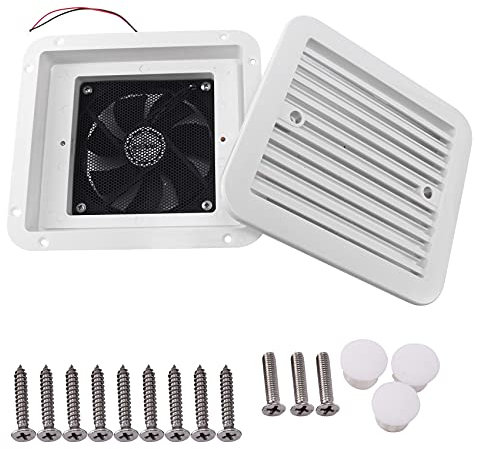Xtahdge 12V Universal RV Silent Ceiling Cooling Trailer Extractor Fan Caravan Ventilation Effective Ceiling Mount