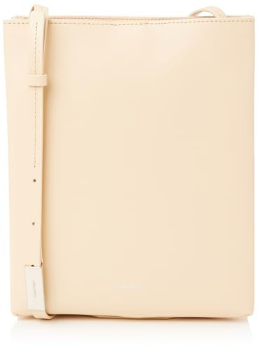 Calvin Klein Paper Bag NS Crossbody Lth K60K612649, Borsa a Tracolla Donna, Rosa (Saharan Tan), OS