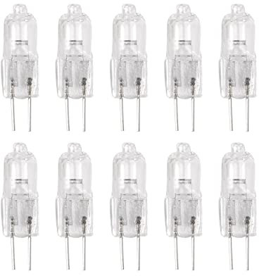 SONEIAZ 10Stk. G4 Halogenlampe 12V 35W Stiftsockellampe Warmweiss