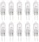 SONEIAZ 10Stk. G4 Halogenlampe 12V 35W Stiftsockellampe Warmweiss