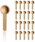 40 Cucharas Pequeñas de Madera para Especias, Mini Cucharas de Cocina, Miel y Mezclar