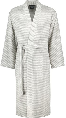 Cawö Home Bademäntel Herren Kimono Kimono 6536 Natur-Stein - 37 XL
