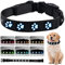 SPORWAY LED-Halsband für Hunde: Leuchtendes, Wasserdichtes, Aufladbares Hundehalsband mit 7 Farbwechseln, Einstellbar für Kleine und Mittlere Hunde, 30cm - 40cm