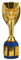 JHRFU Trofeo Jules Rimet Trofeo Campioni del Mondo di Calcio Coppa d'oro Replica in Resina Collezione per Fan Souvenir Ufficio Club Decorazione Espositiva Regalo per Le Feste