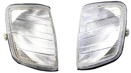 Graootoly Auto L+R Weiße Ecklichter Blinker Für W124 E-Klasse Limousine -95 1248260043 1248260143
