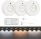 Mapille 3 Pezzi Lampada LED Sottopensile Cucina, Luci Armadio con Telecomando, Luce Vetrina Senza Fili, RGB Luce Notturna LED Ricaricabile USB per Scale Armadio Sottopensile Cucina Corridoio