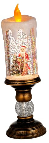 FONDOTIN Weihnachtskerzenlampe Led Dekoratives Nachtlicht Kerzenlichtlampe Nachttischlicht Schreibtischkerzenlicht Elektronisches Licht Kerzenlicht Hochzeitsfeierdekor Weihnachtsfeierdekor