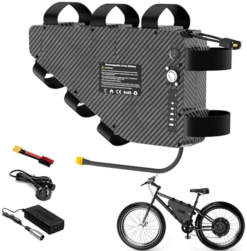 48V 30AH Ebike Battery Electric Lithium-ion Bike Battery with Anti-theft Lock/Charger/Anderson /XT60 XLR connector for 48V 150W 250W 500W 750W 1000W 1200W 1500W Motor (0-1500W)