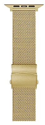 PGLVLZFGFN Correa milanesa compatible for Apple Watch 44mm Iwatch Series 6 4 3 Marchito Pulsera WatchBand compatible for la banda de reloj de Apple 42mm 40mm 38mm correa de metal Correa de reloj(Gold
