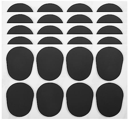 Harewtwy 40 Pcs Sax Mouthpiece Cushions, 0.8 mm Tenor/Alto Clarinet & Saxophone Mouthpiece Patches Pads