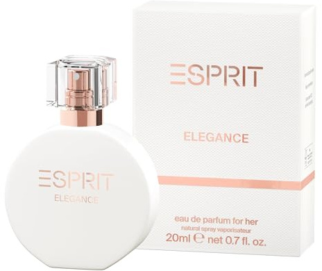 ESPRIT Elegance Women's Perfume 20 ml I Perfume with Bergamot, Jasmine & Vanilla I Eau de Parfum Women for Female Lightness I Fruity, Floral & Musky I No Ingredients of Animal Origin